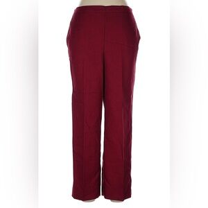 Alfred Dunner Plum Burgundy Dress Pants